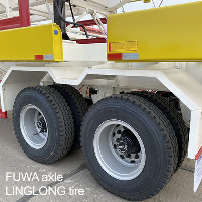 45tons 60tons Terminal Semi-Trailer for 40ft 45ft Containers 40ft Container Capacity