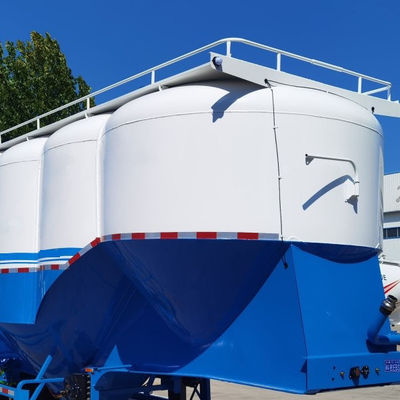 60cbm Cement Tank Semi Trailer Truck Trailer in 12400*2500*1580mm