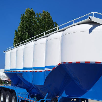 60cbm Cement Tank Semi Trailer Truck Trailer in 12400*2500*1580mm