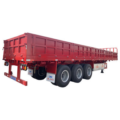 13000*2550*2280mm 3 Axles Cargo Semi Trailer 60tons  Q345 or HG700