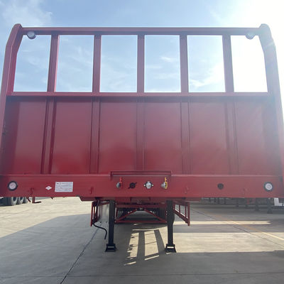 13000*2550*2280mm 3 Axles Cargo Semi Trailer 60tons  Q345 or HG700