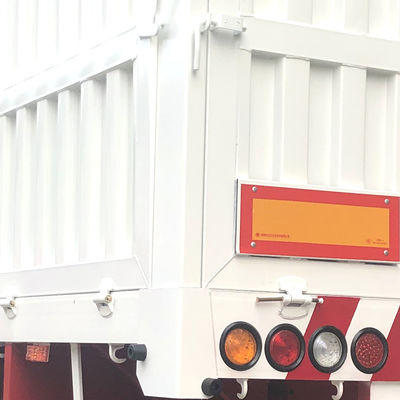 13T/14T/16T/20T BPW/FUWA 3 Axles Flatbed Semi Trailer With Sidewall
