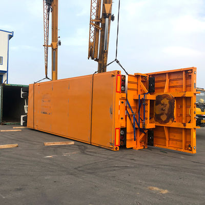 Container Shipping CIMC 20ft Container Flatbed Semi Trailer with 12uints Twist Locks