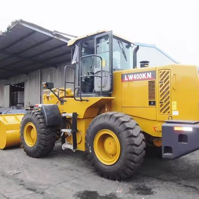 92 KW Front Loader LW400FN 4 Ton Wheel Loader Tractor Designed 23.5-25