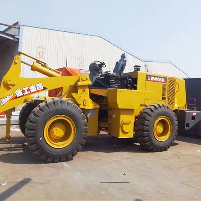 92 KW Front Loader LW400FN 4 Ton Wheel Loader Tractor Designed 23.5-25