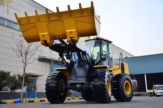 8000*3016*3515 Dimension LW500F Wheel Loader 5 Tons Mine Loader Weichai/Cummins Engine