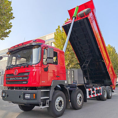 12 Forward Shift Number Shacman 8X4 F3000 Dump Trucks for Heavy Machine Flat Cab