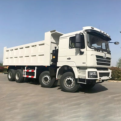 Shacman 8X4 Dump Trucks for Heavy Machine LHD Cargo Tank Dimension 6800*2350*1600mm