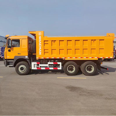 Shacman Dump Trucks 300-400L Fuel Tank Capacity And Diesel Fuel Type With 2 Seats