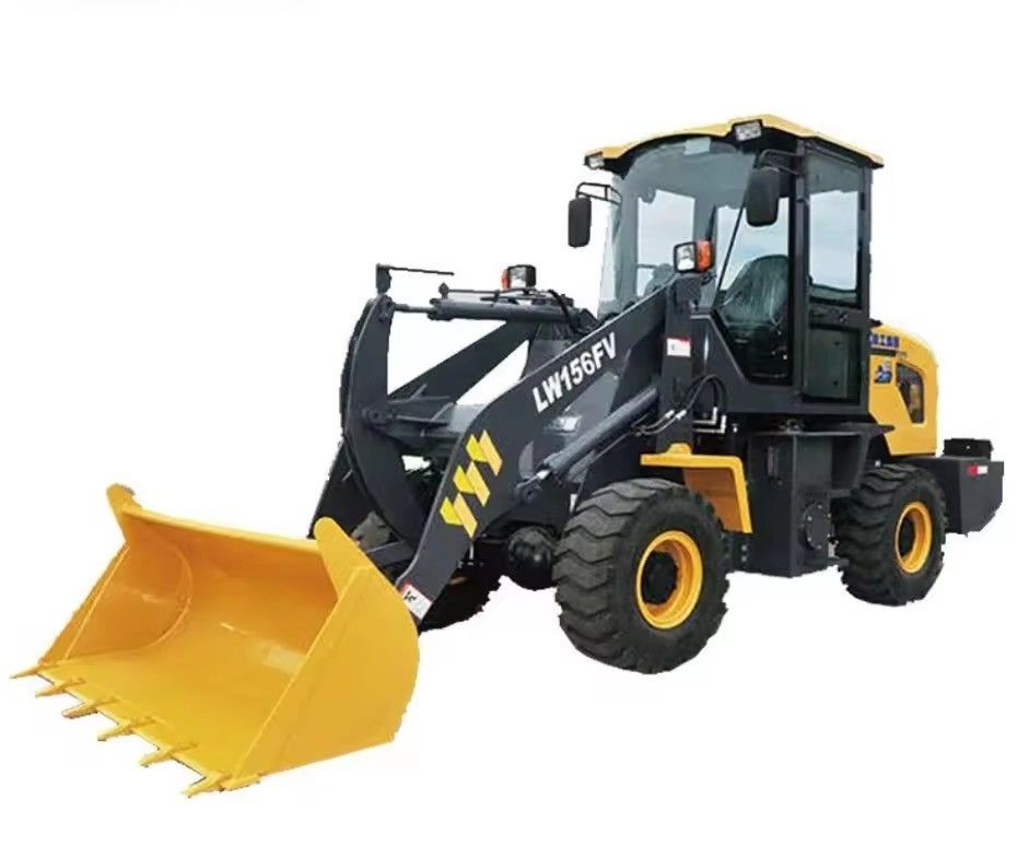 1500 kg LW156FV Miniature Wheel Loader with 1 Ton Machine Weight and 23.5-25